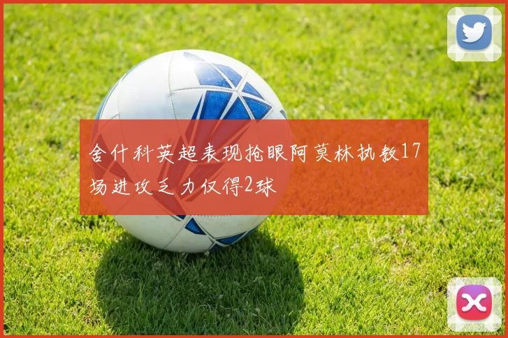 舍什科英超表现抢眼阿莫林执教17场进攻乏力仅得2球
